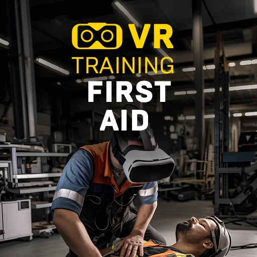 gwpro, man does first aid in virtual realit